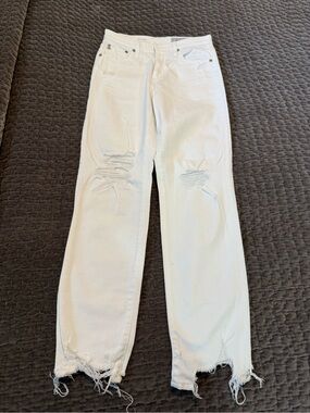 Ag Adriano Goldschmied White Denim Jeans